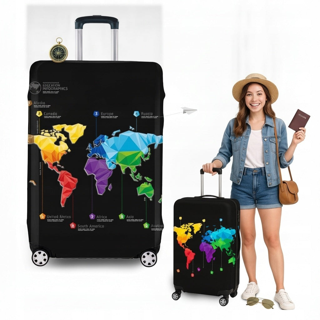 TRAVEL CASE COVER KORBI PROTECTOR ELASTIC MAP M