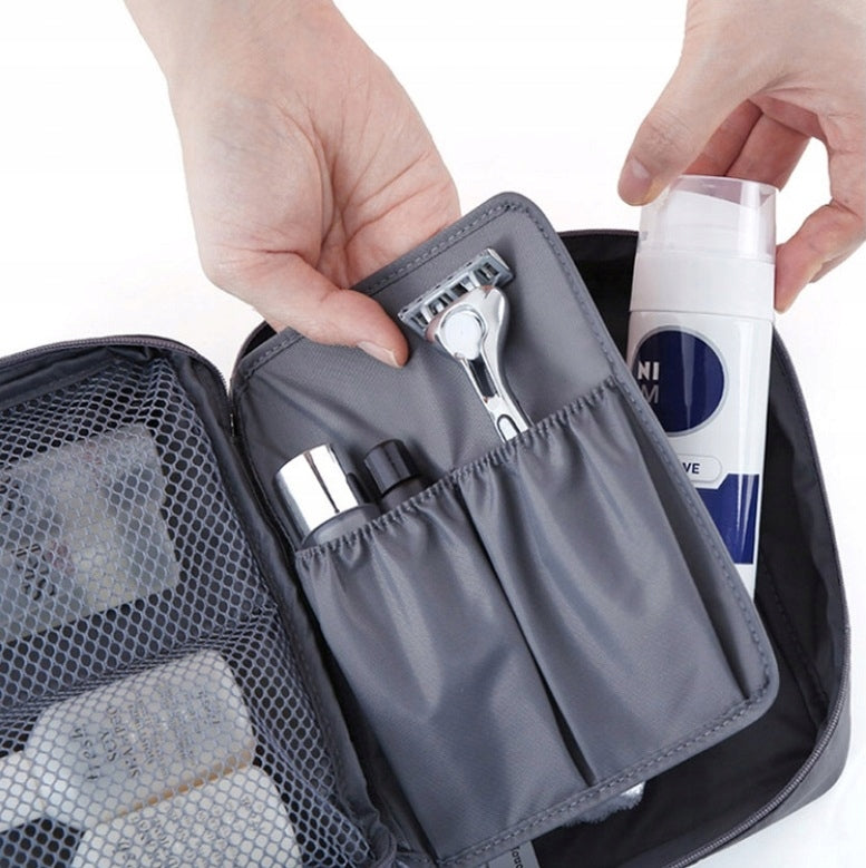 TRAVEL COSMETIC BAG TRAVEL ORGANIZER FOR LUGGAGE SACHET Color gray