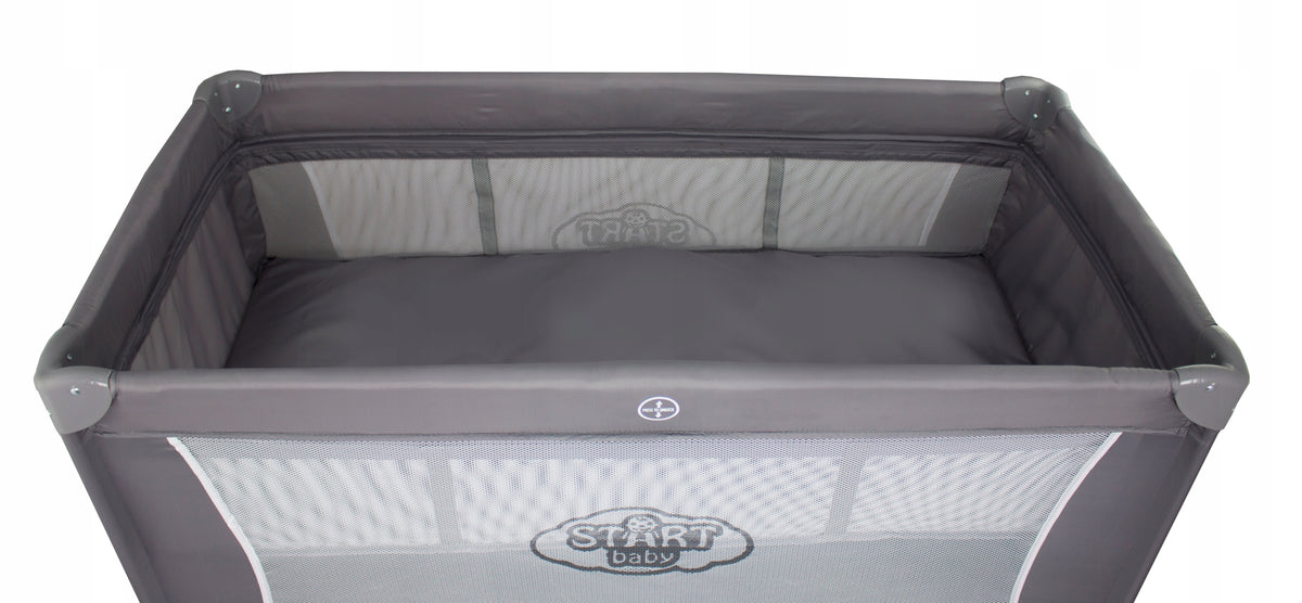 TRAVEL COT TWO-LEVEL FOLDING PLAYPEN CRADLE TWO LEVELS Packaging status original