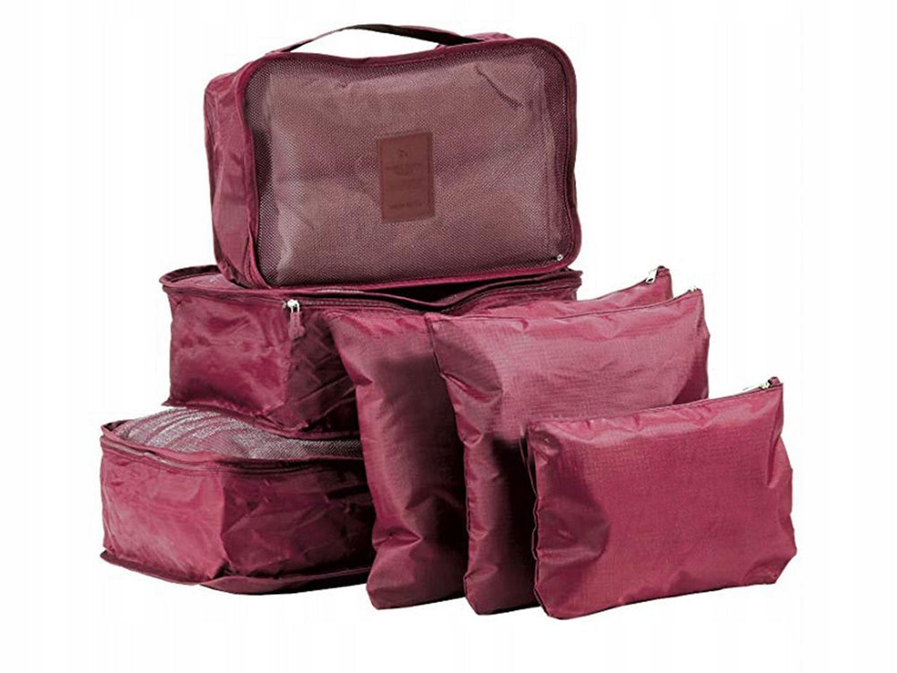 TRAVEL ORGANIZERS FOR AIRPLANE SUITCASE ORGANIZER FOR TRAVEL COLORS 6PCS Packaging status original