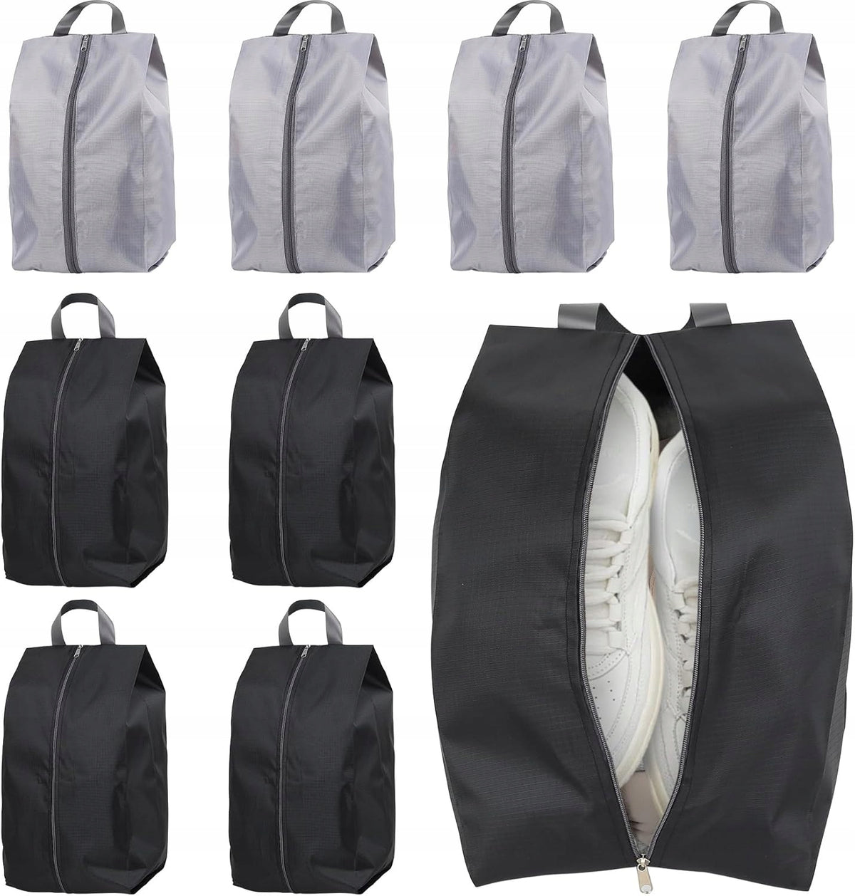 TRAVEL SHOE BAGS SET OF 8 WATERPROOF ORGANIZER