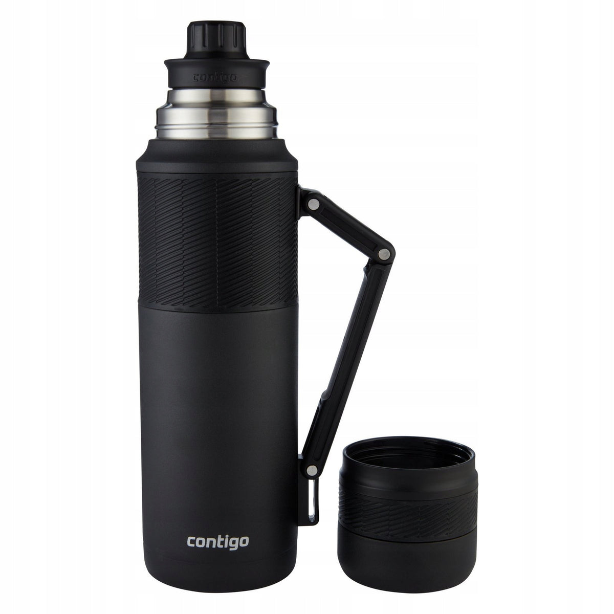 TRAVEL THERMOS CONTIGO MATTE BLACK 1200ML