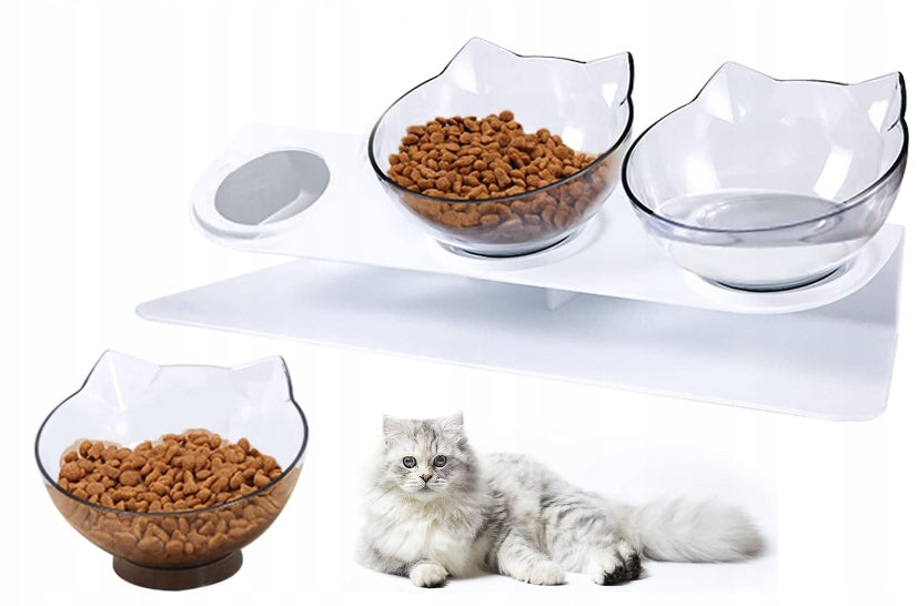 TRIPLE CAT BOWLS STAND SET OF THREE BOWLS ON STAND INCLINED 3in1 EAN (GTIN) 4059752892476