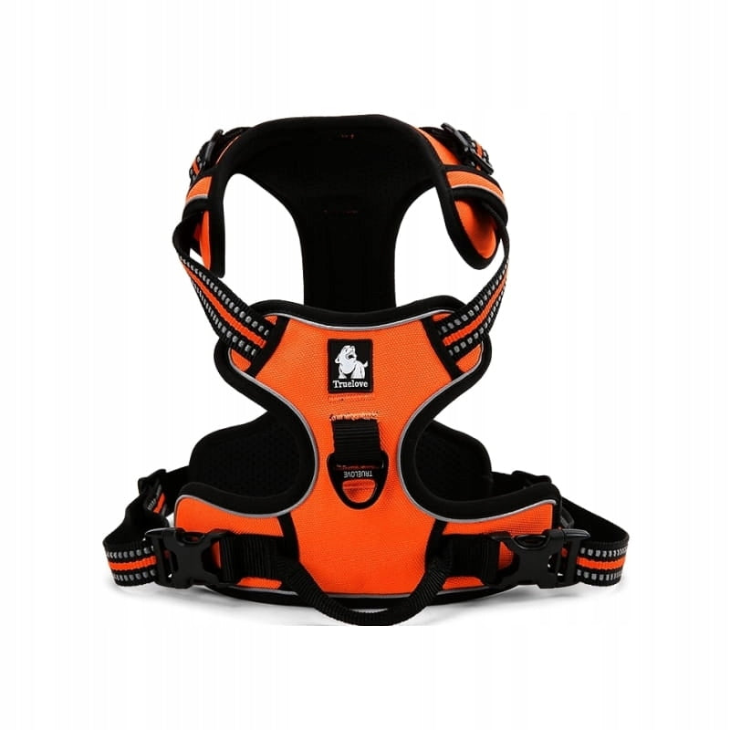 TRUELOVE EASY WALK DOG HARNESS STRONG DURABLE REFLECTIVE ORANGE M Manufacturer code TLH5651