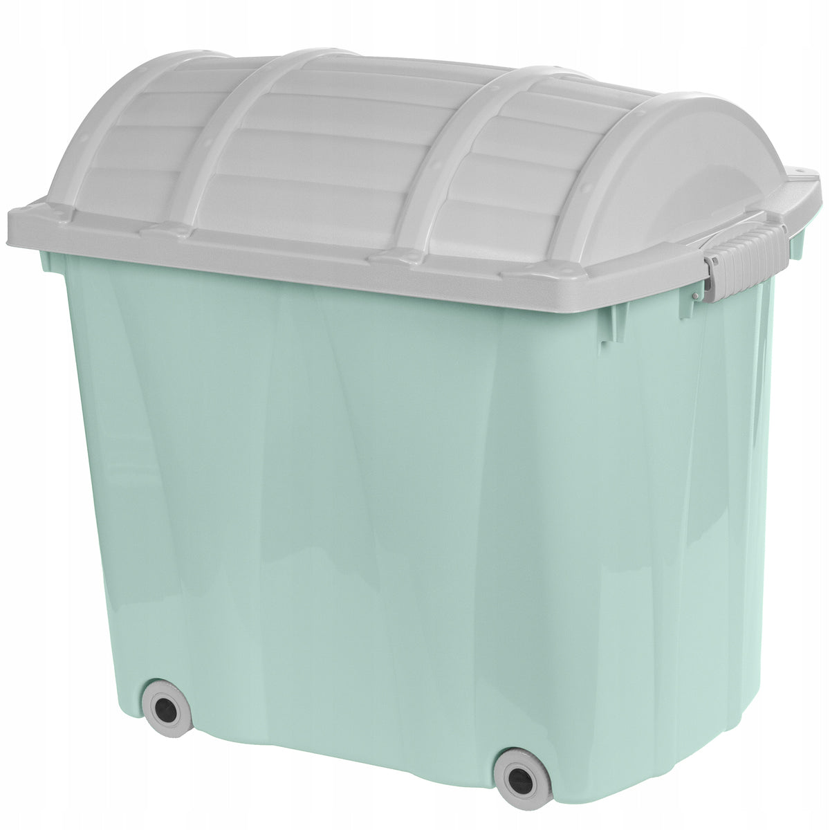TRUNK HIGH container box for toys GREEN - GREY Polish PL