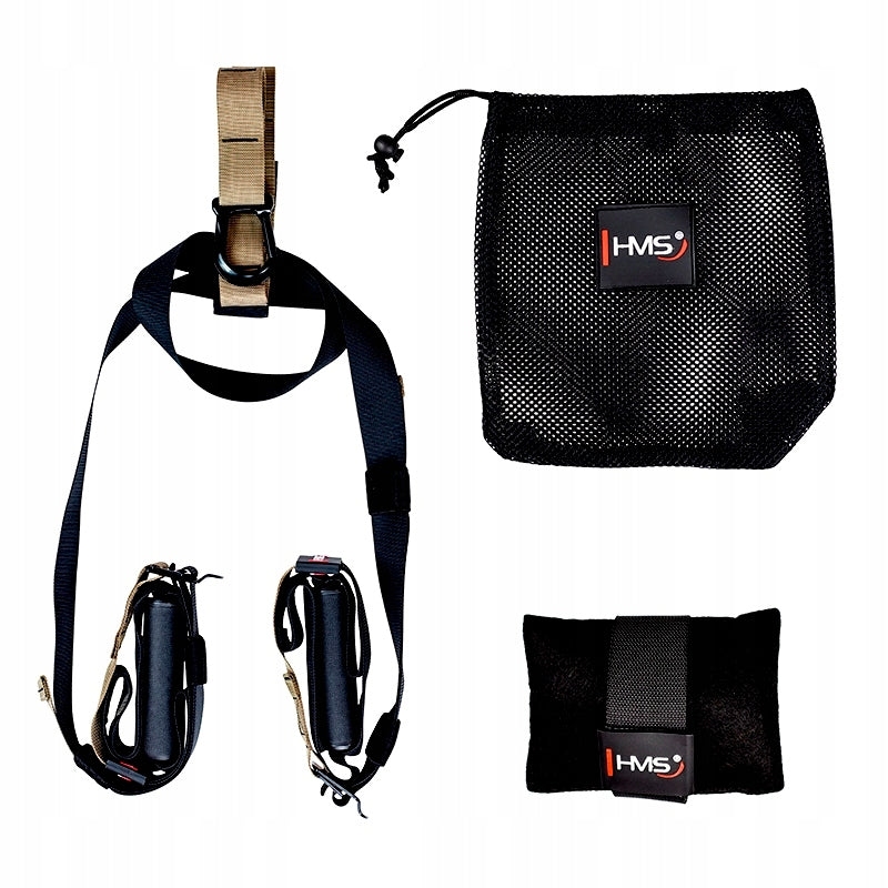 TRX EXERCISE TAPES PROFESSIONAL TRAINING BELTS STRONG 250KG / 227CM HMS Color black