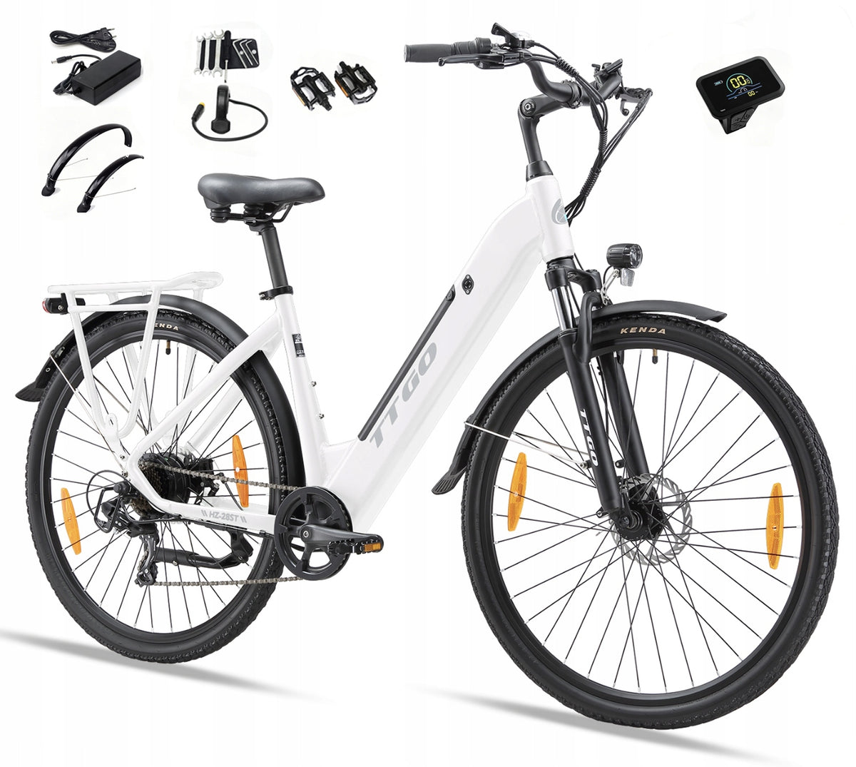 TTGO HZ-28ST Electric Bike 36V 20AH 250W 110KM Shimano 7s