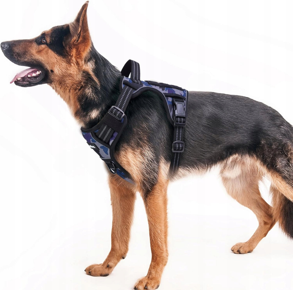 Tactical Dog Harness Reflective Adjustable with Handle S