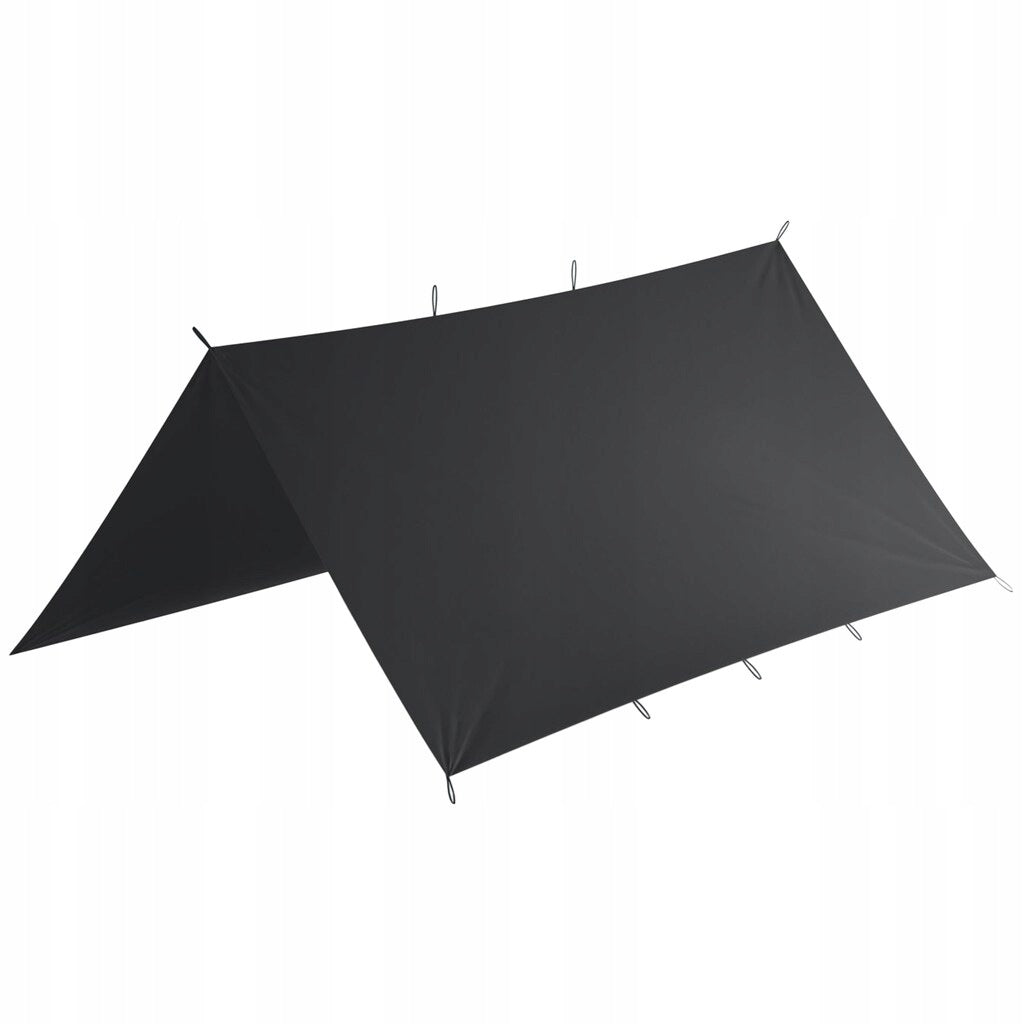 Tarp Camping Plate 3x3 m Helikon SUPERTARP Rip-Stop - Shadow Grey