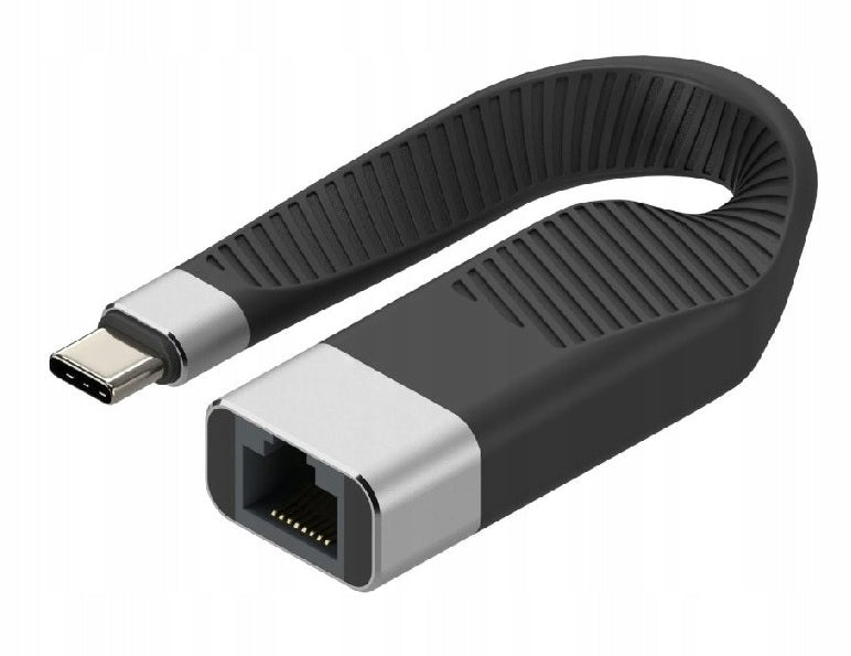 Techly Adapter USB-C to Gigabit Ethernet RJ45 Network Card Flexible FPC