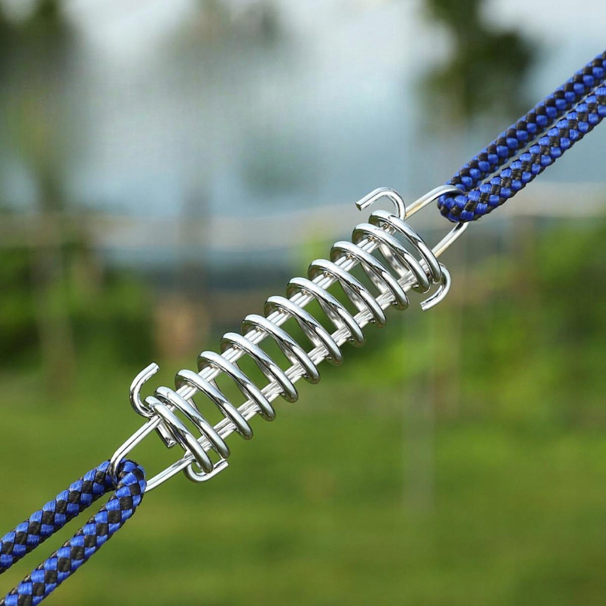 Tent Spring Buckle Heavy Duty Carabiner Clips Tightener Tent Rope Red Packaging status original