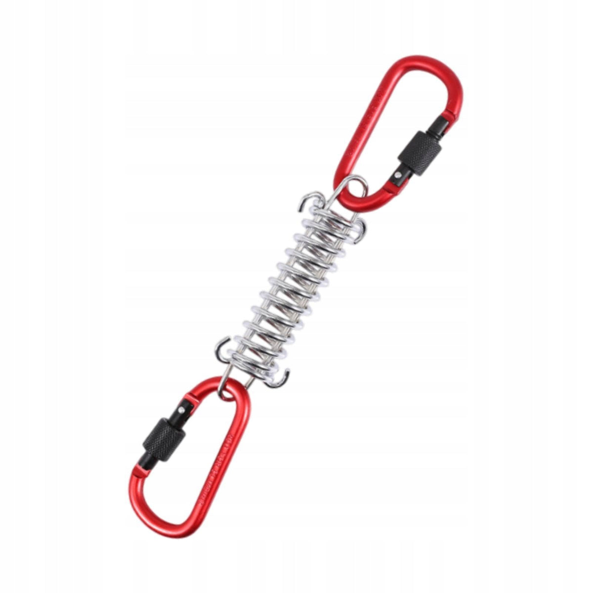 Tent Spring Buckle Heavy Duty Carabiner Clips Tightener Tent Rope Red