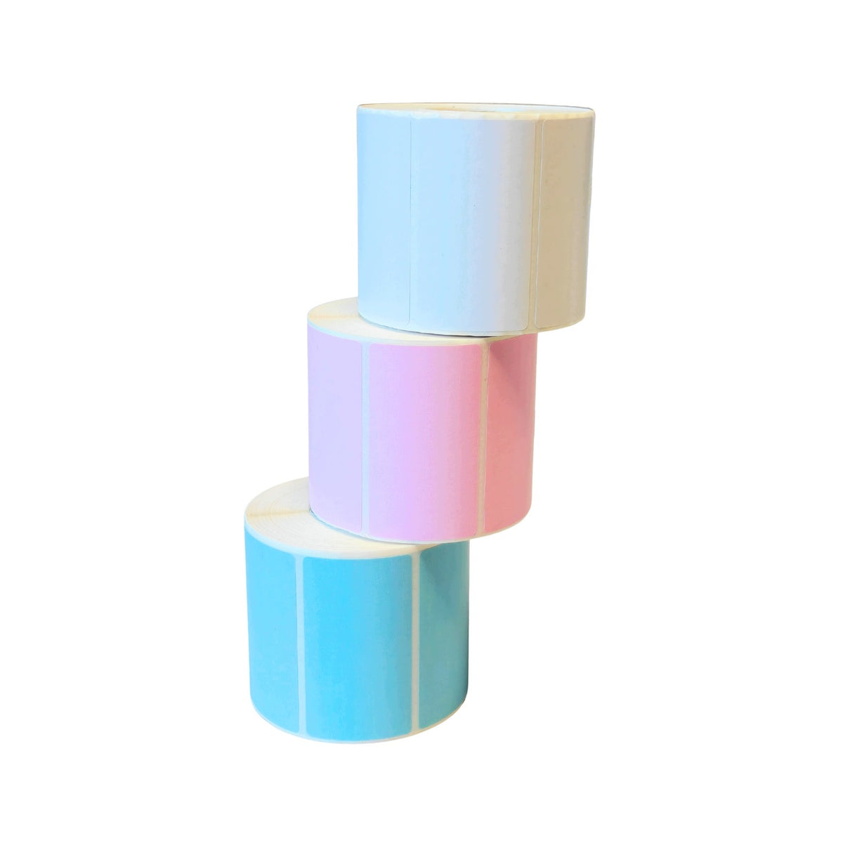 Thermal labels 58x33 mm 3 rolls set of colorful stickers Packaging status original