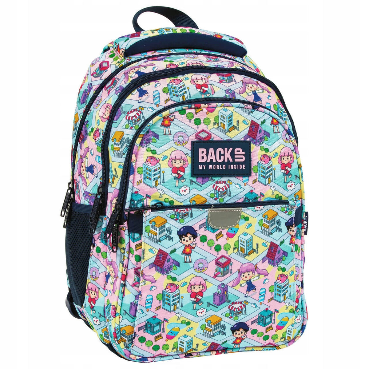 Three-chamber backpack Derform BACKUP Doll game Brand Back Up