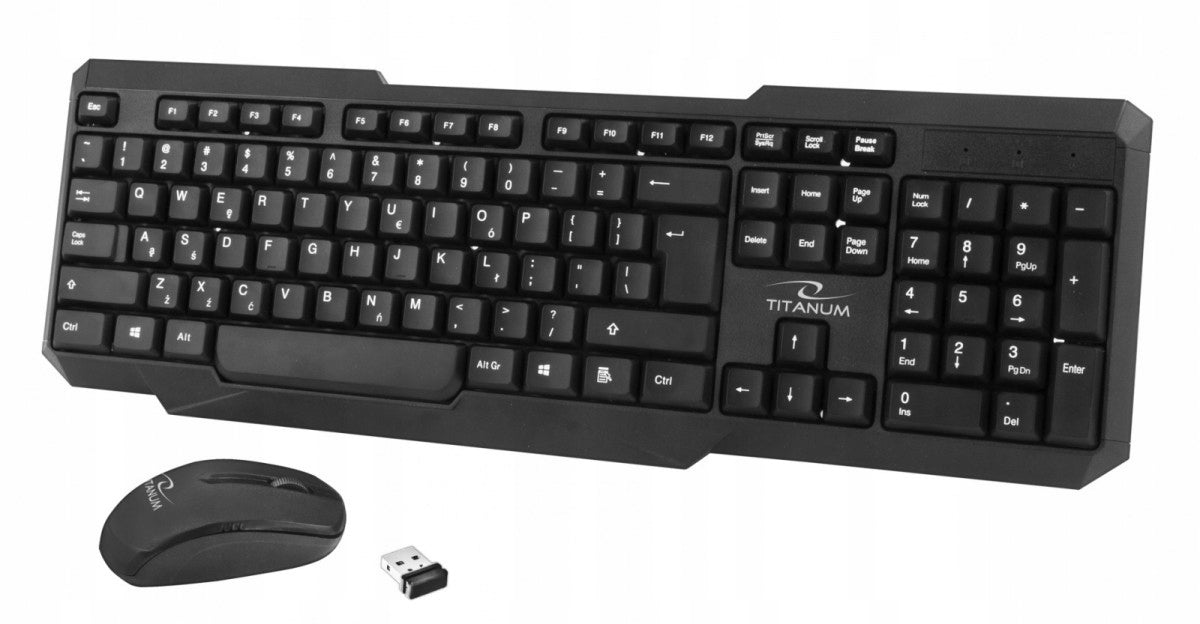 Titanum WIRELESS SET TK108 KEYBOARD MOUSE
