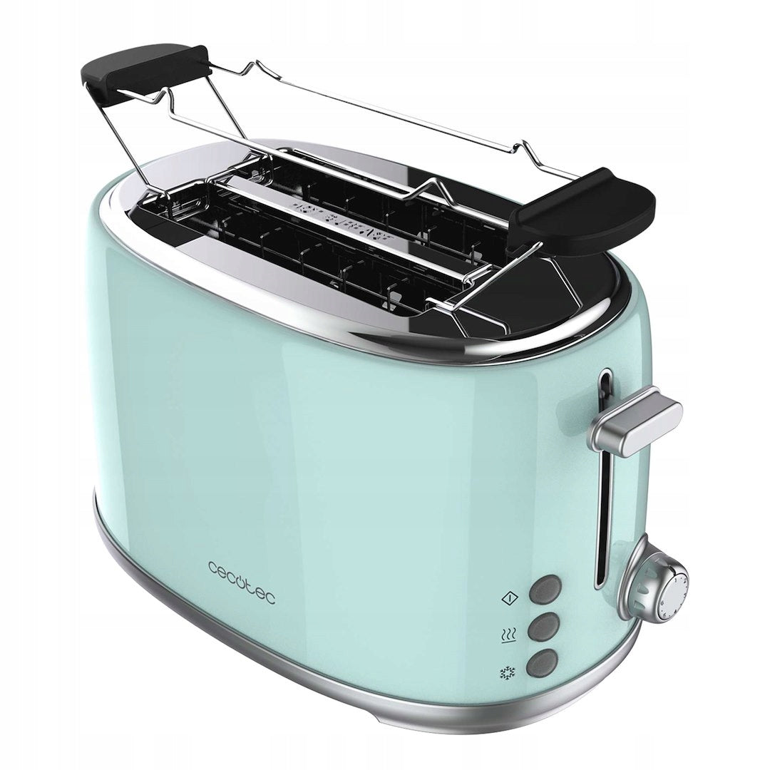 Toaster Cecotec Toast&Taste 1000 Retro Double Blue Power rating 980 W