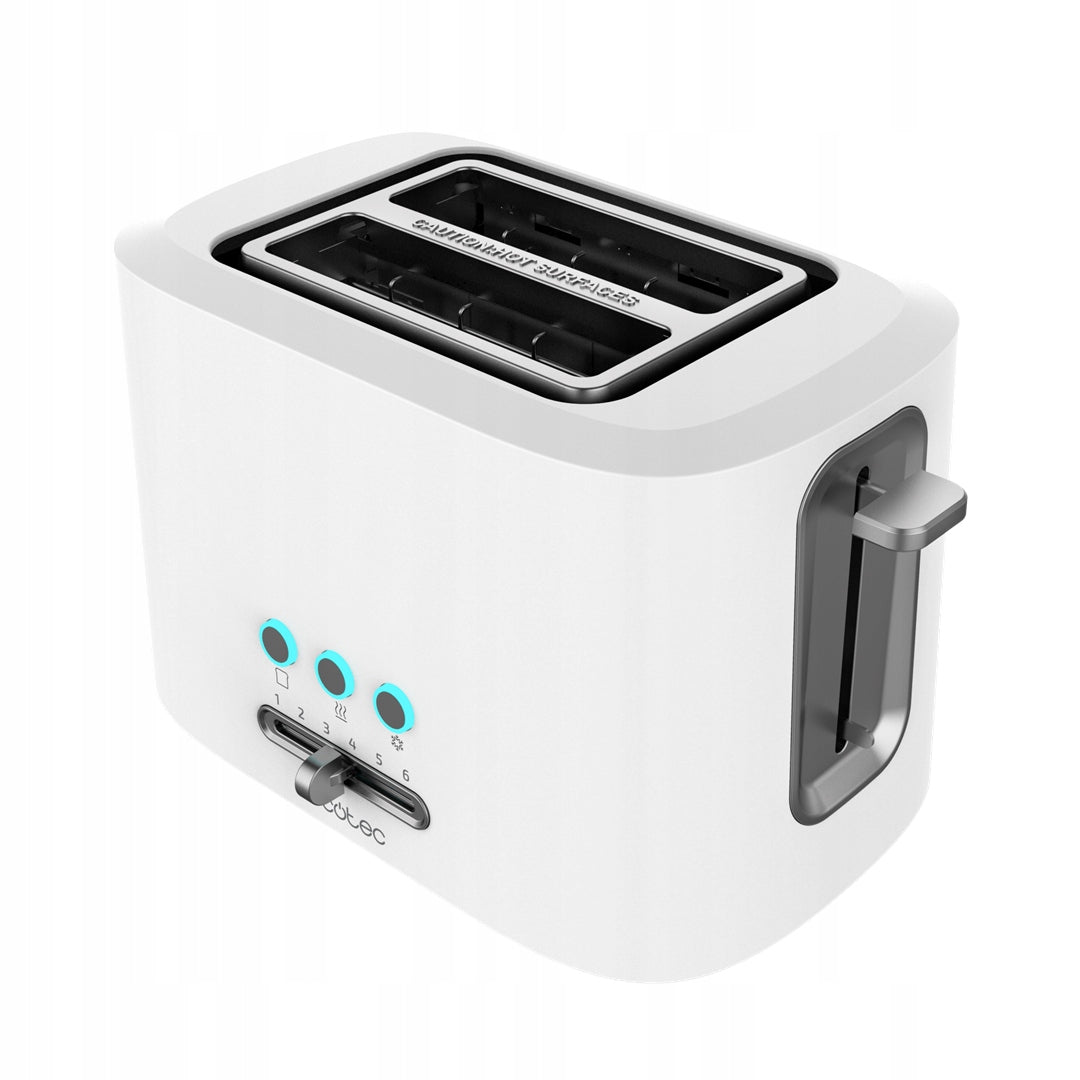 Toaster Cecotec Toast&Taste 9000 Double White Electric For Kitchen Toasted