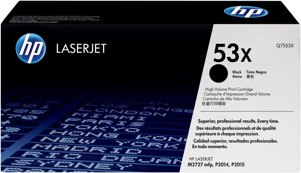Toner HP 53X Q7553X black (black) FACTORY PLATED