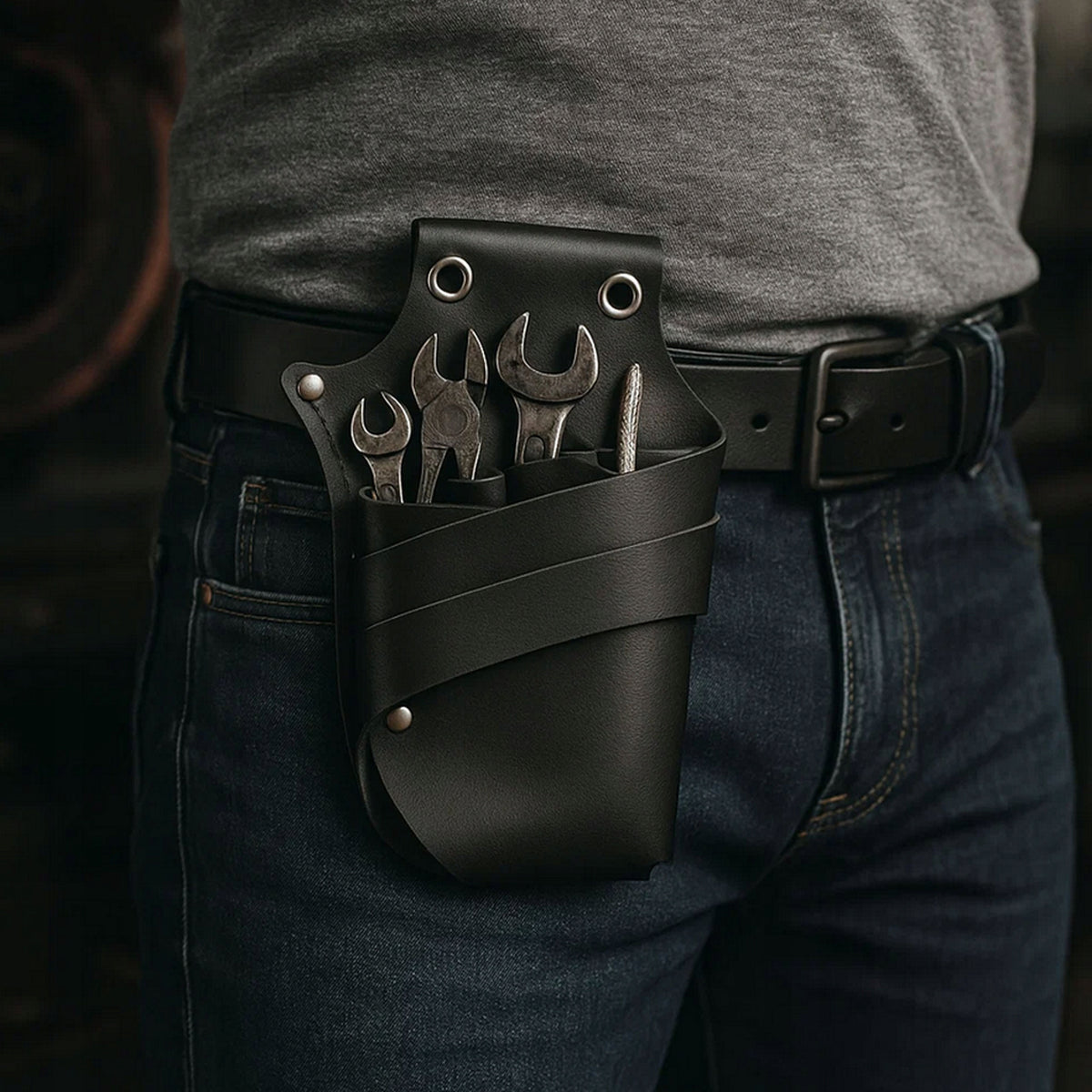 Tool Belt POCKET Holster ASSEMBLY Tool Organizer Packaging status original