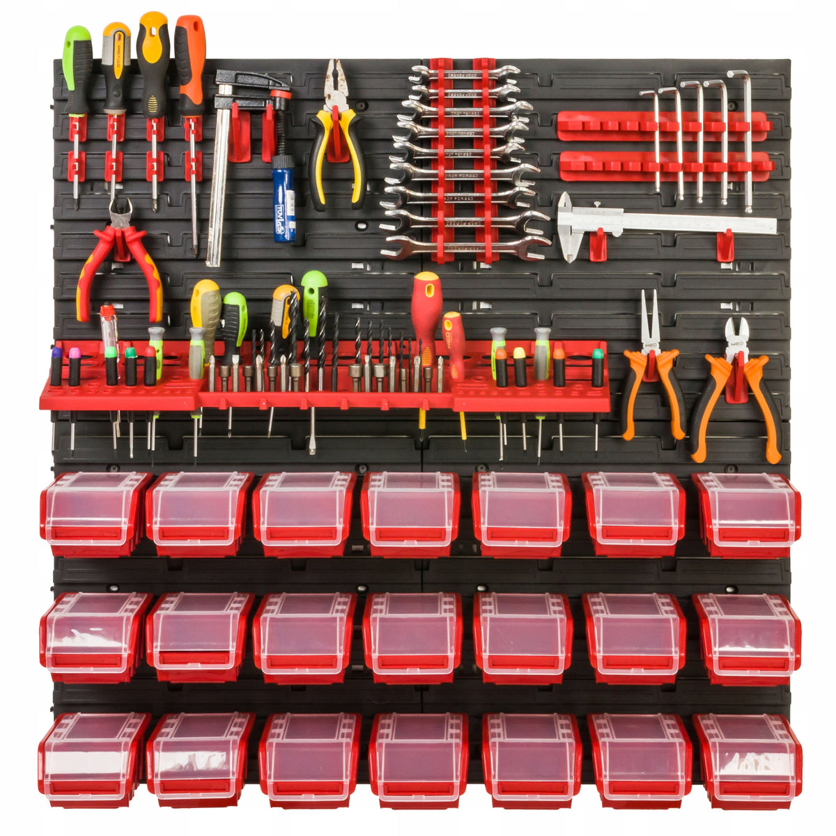 Tool board workshop 78x78 cm + 21 Cuvette Brand SimpleThing