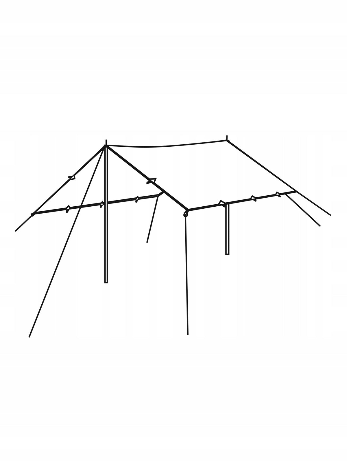 Tourist Tarp Robens 3 x 3 m - blue Brand Robens