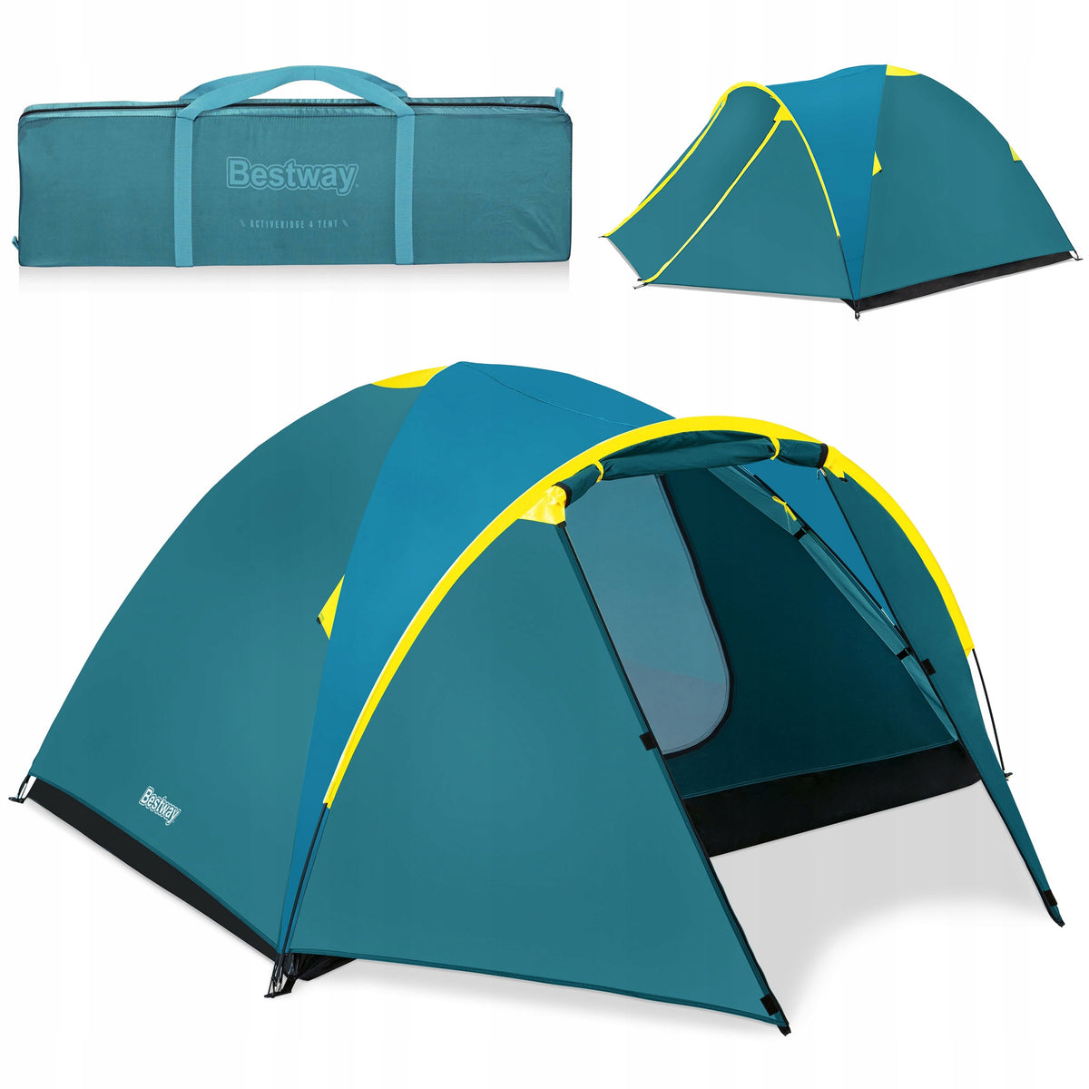 Tourist tent Activeridge Ridge 4 Bestway 68091 Color blue
