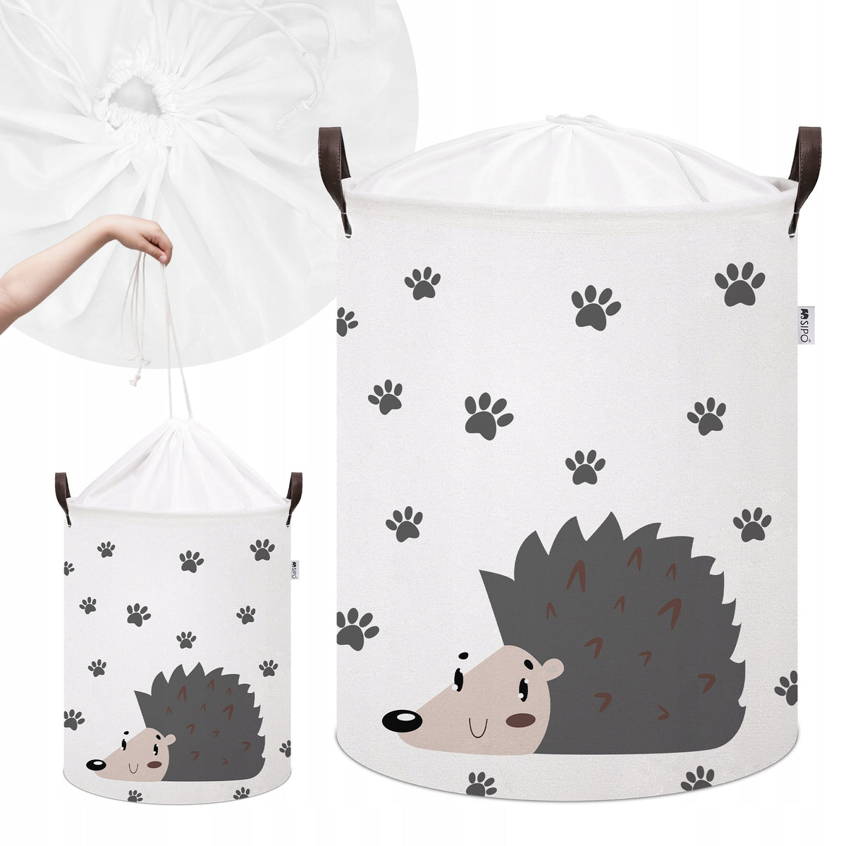 Toy Basket Blocks SIPO Container Lockable With Puller WATERPROOF HEDGEHOG