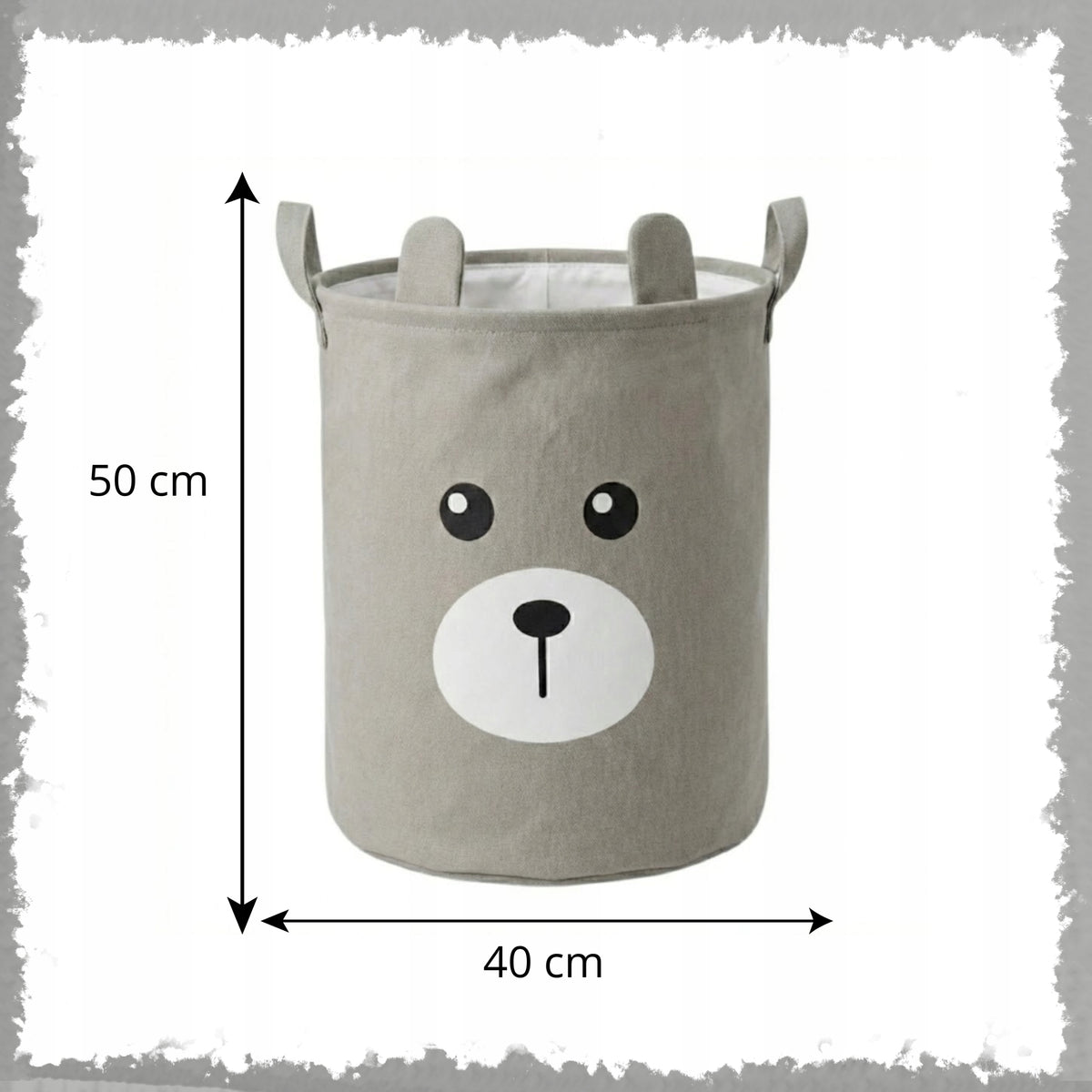 Toy basket blocks closed with drawstring large XXL organizer container Packaging status original