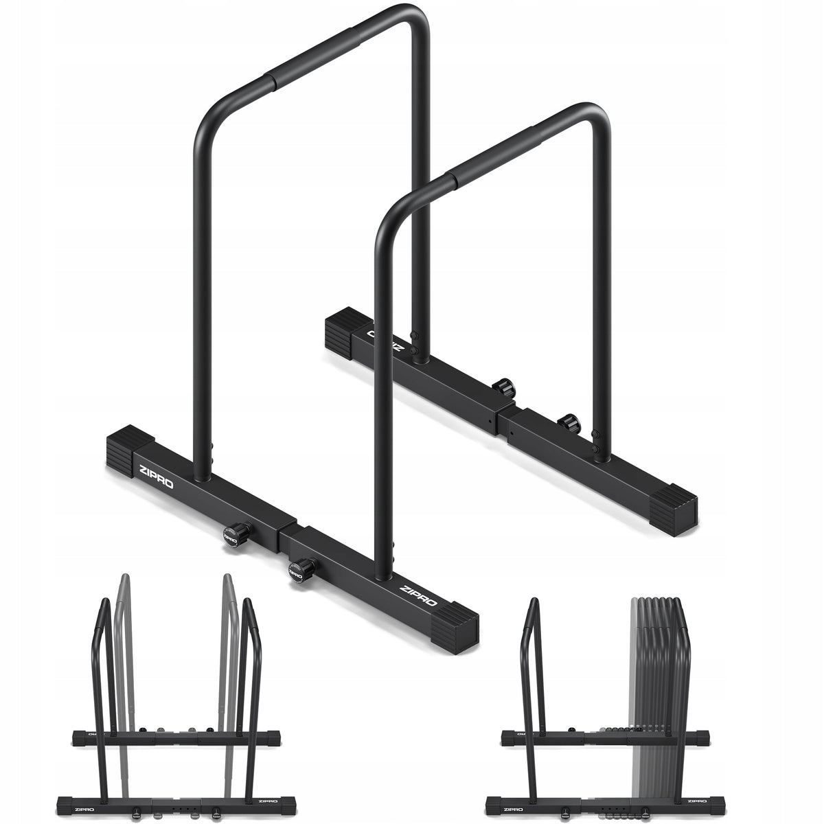 Training Handrails for dips and push-ups adjustable handles Zipro Deepdip Packaging status original