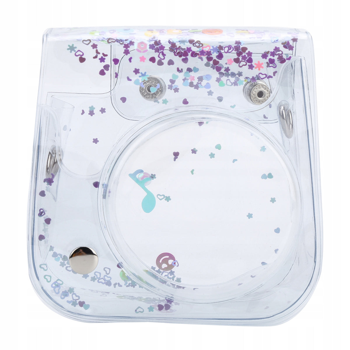 Transparent Mini Camera Bag PVC Pouch with Shoulder Strap for BX