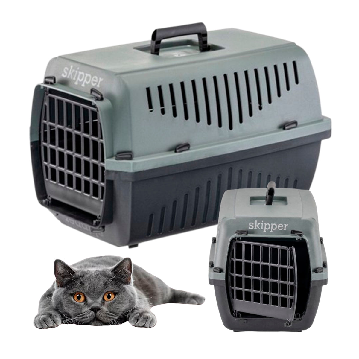 Transporter Rabbit Dog Cat Playpen 48x32x31 cm Portable Car Cage