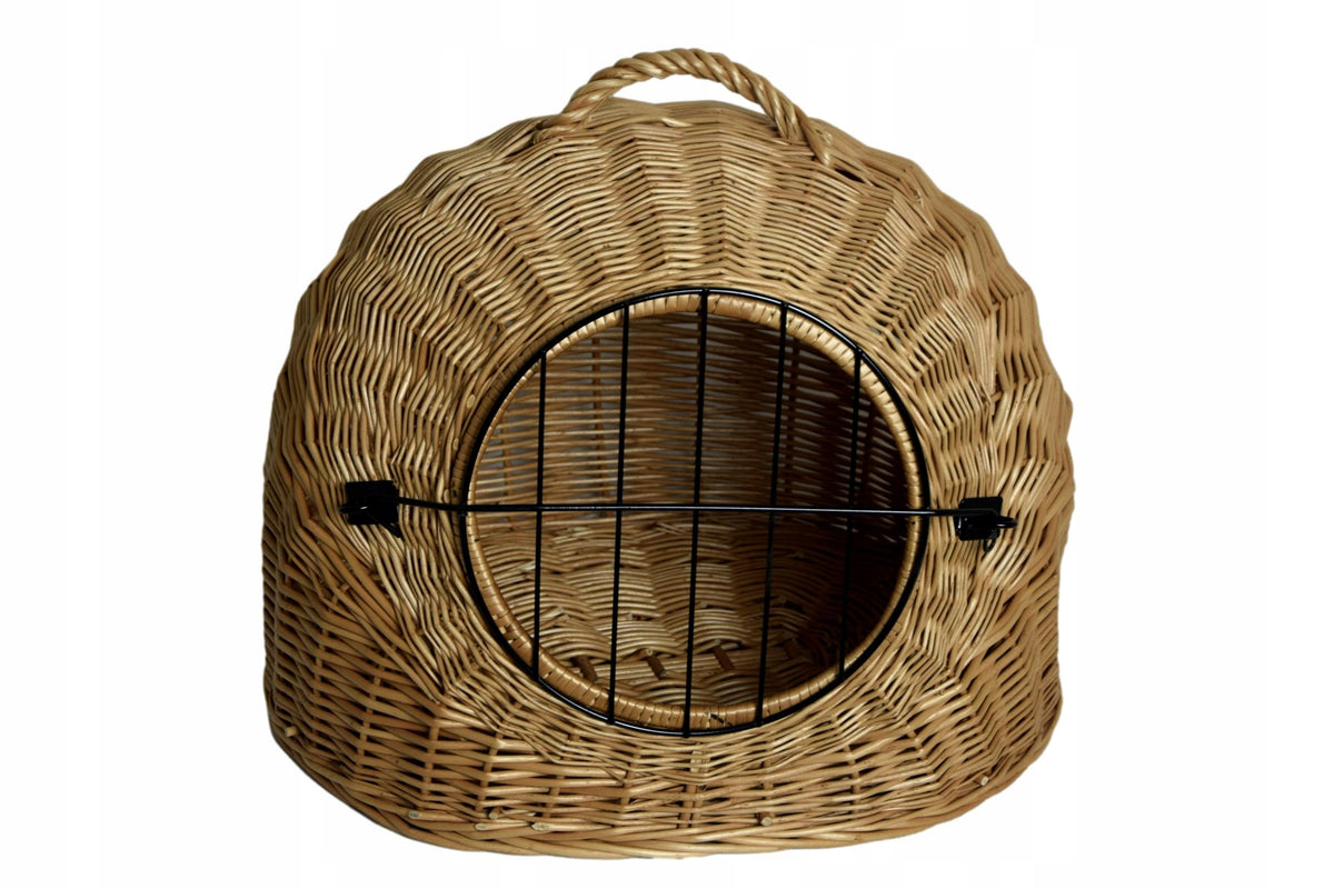 Transporter WICKER KENNEL cat cage