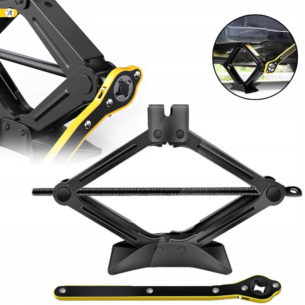 Trapezoidal car lift 2.5T + RATCHET + LEVER