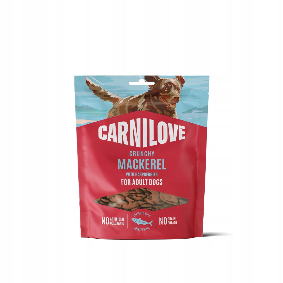 Treat for Dog Carnilove Crunchy Snack Mackerel with Raspberry 200 g