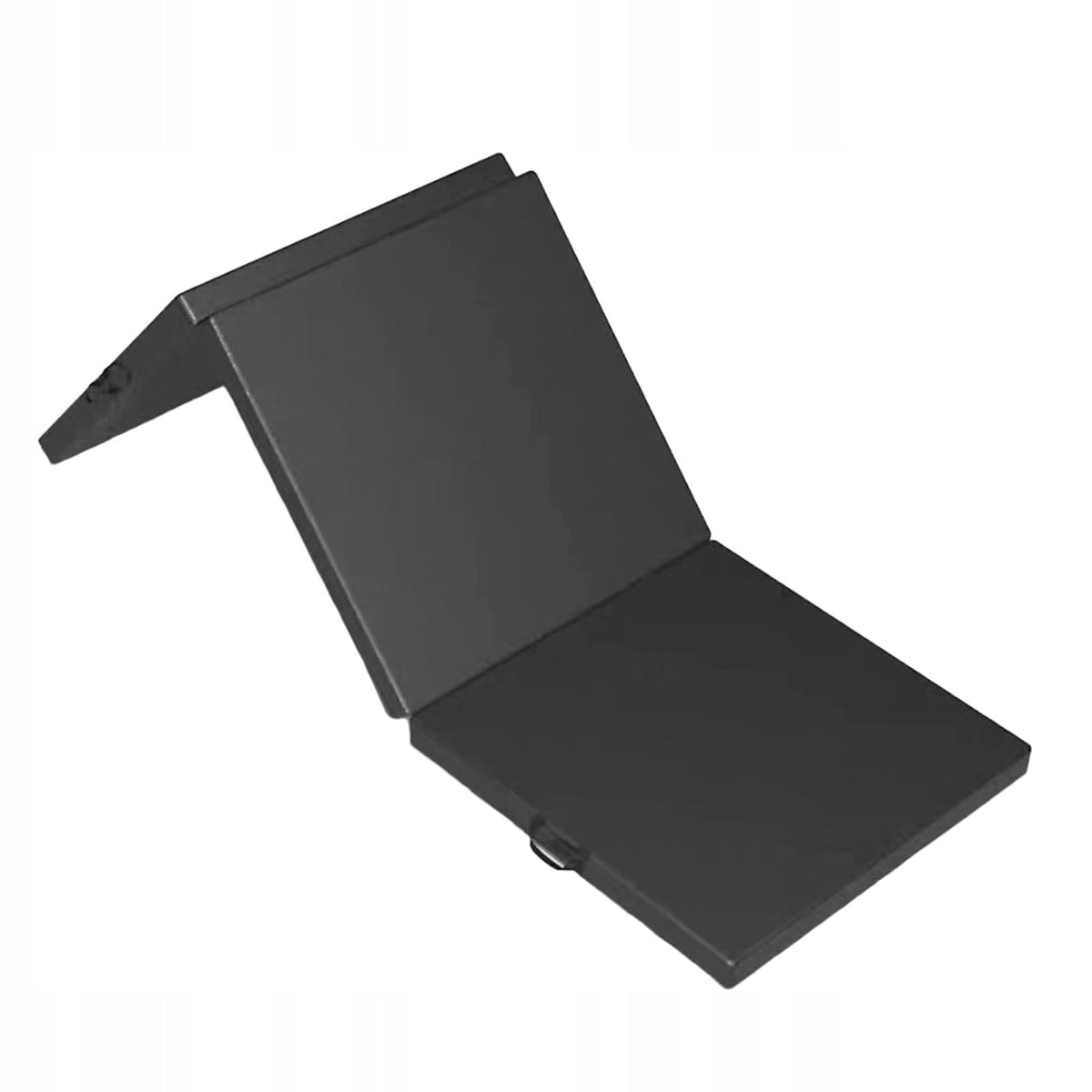 Tri Fold Exercise Mat, Gymnastics Mat, Easy to Store, 6 Inch Yoga Black Color black