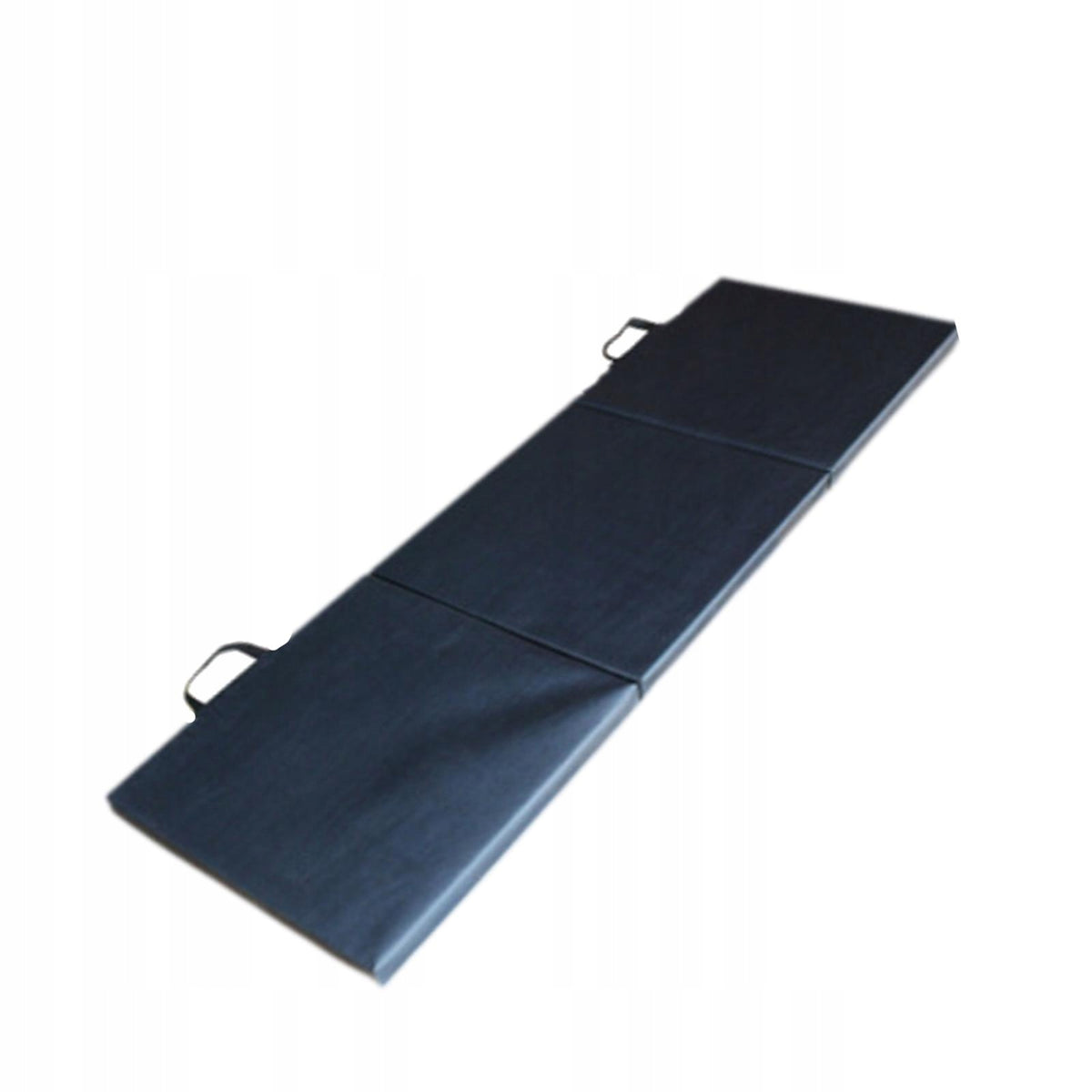 Tri Fold Folding Exercise Mat Portable Cardio Training Stretch Mat Black