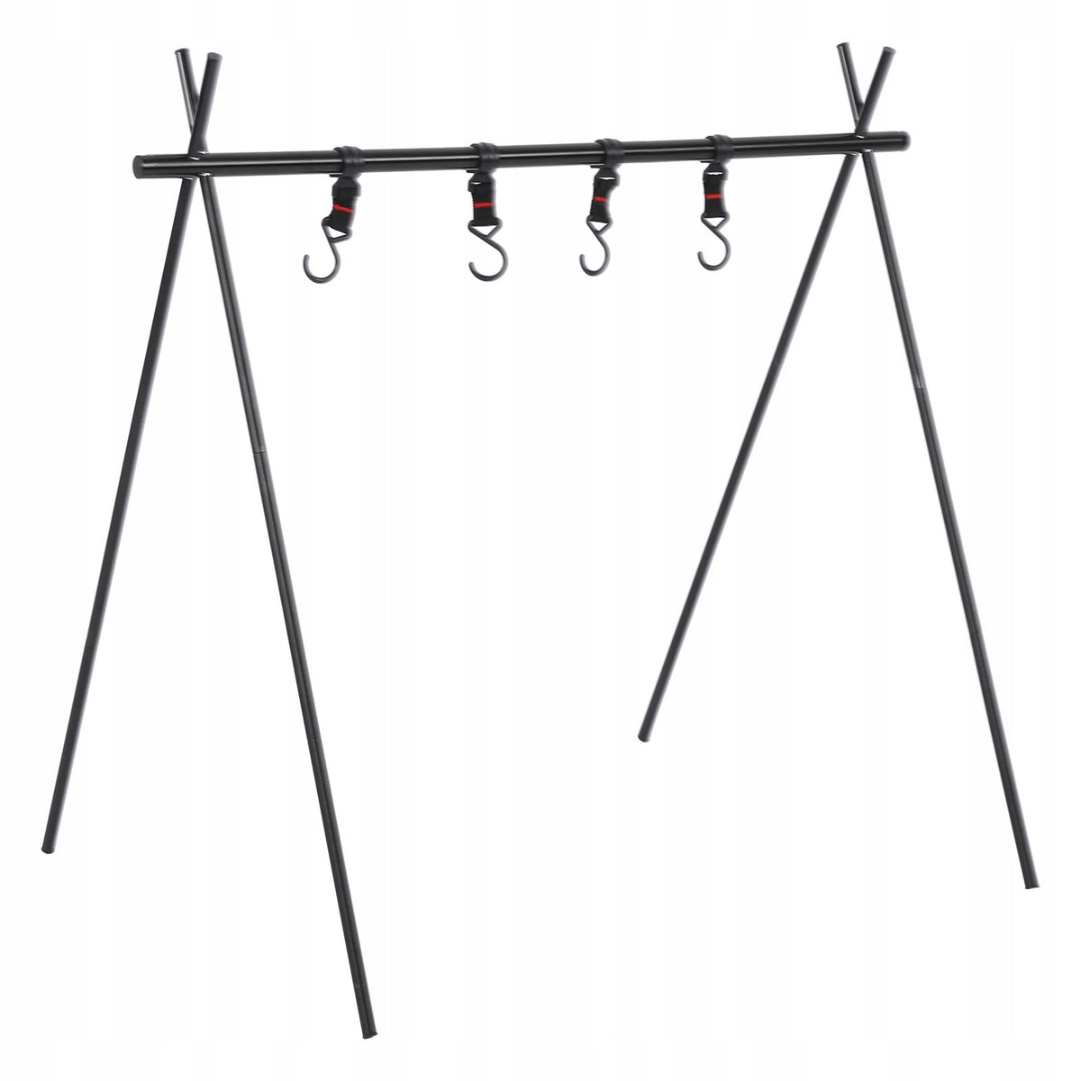 Tripod Outdoor Camping Storage Drying Rack Triangle Travel