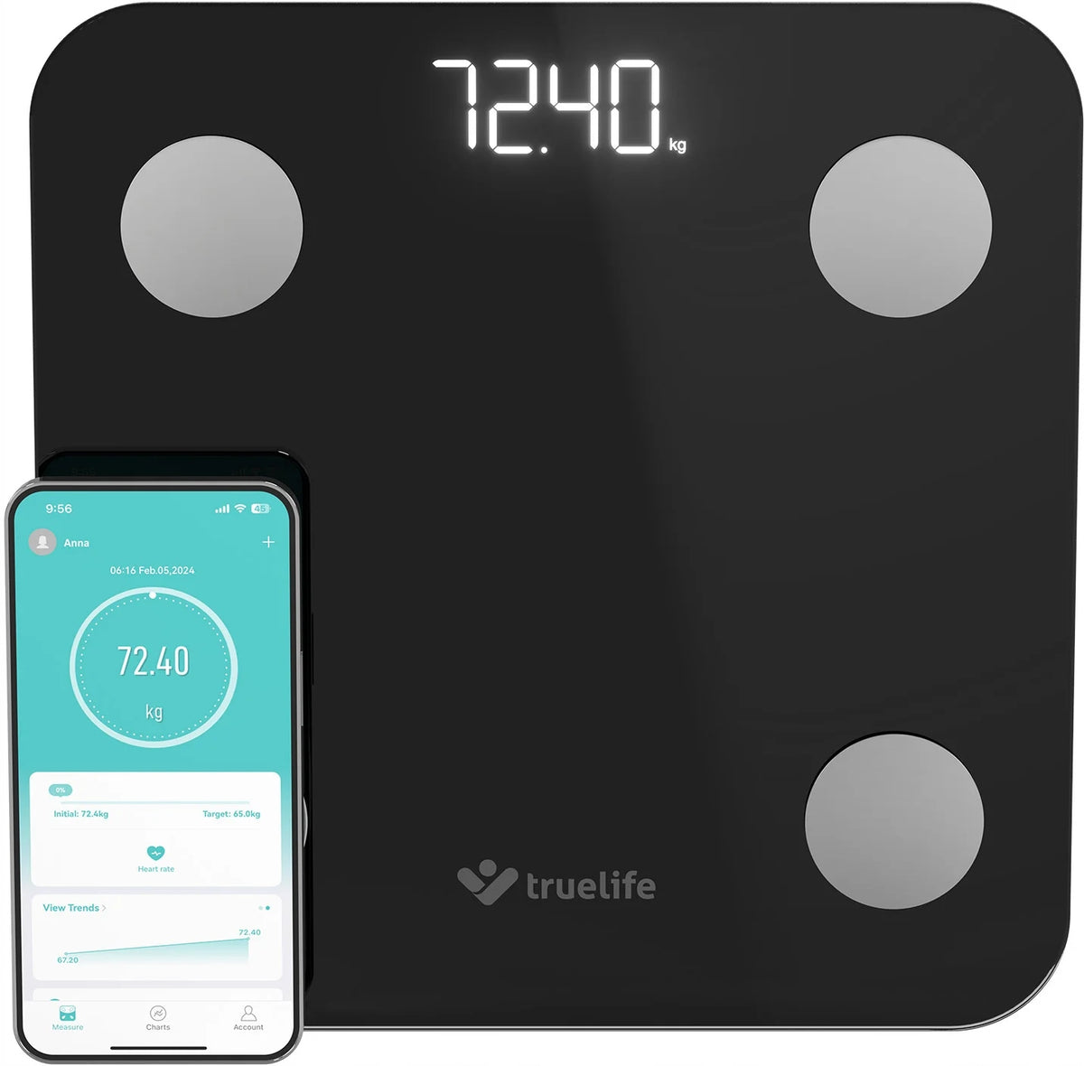 TrueLife FitScale W1 BT Black