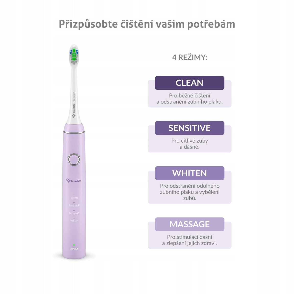 TrueLife SonicBrush Compact Duo Black / Lavender Brand TrueLife