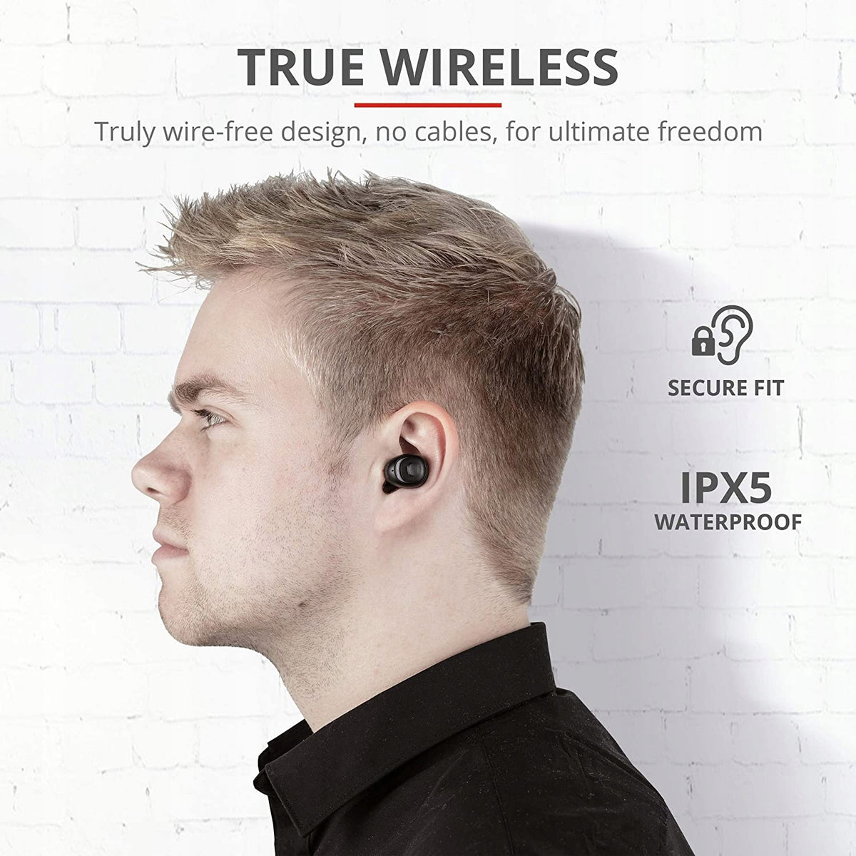 Trust Duet XP Bluetooth Wireless Headphones Brand Trust
