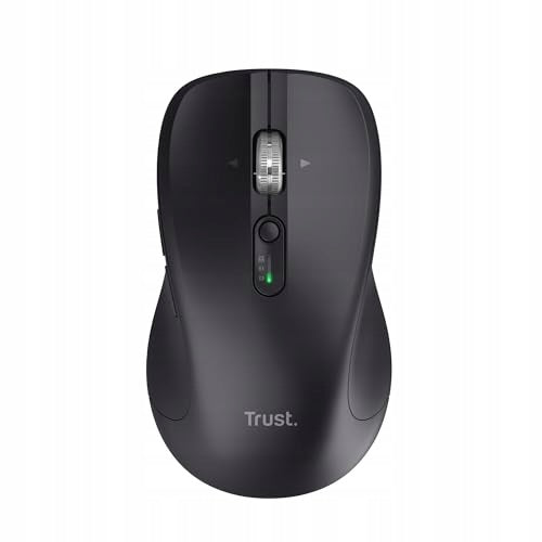 Trust Treva Wireless Bluetooth Mouse 2.4GHz Silent Buttons Black