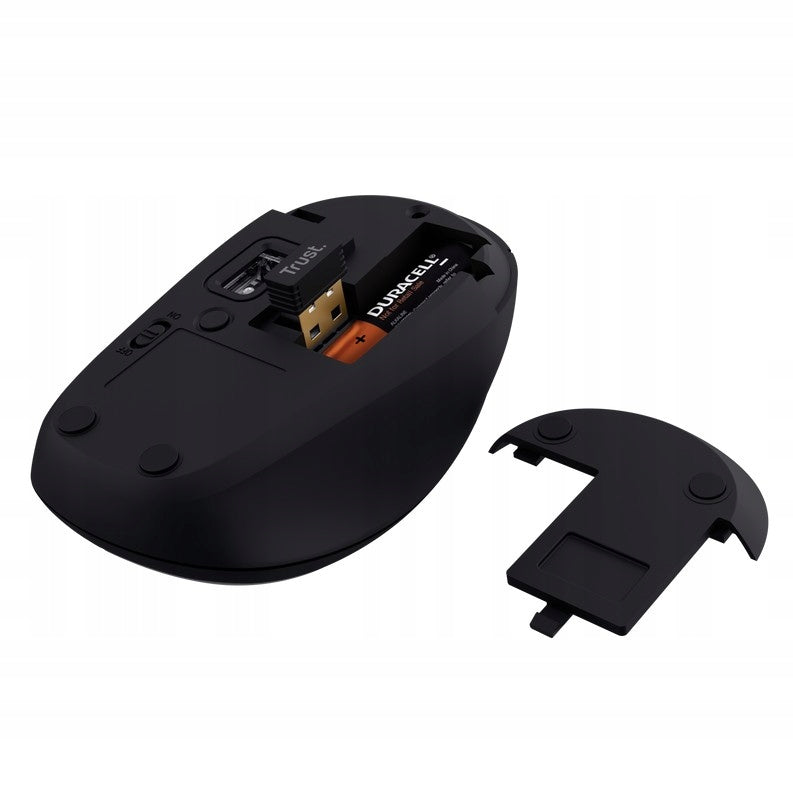 Trust Yvi Multi-Device Wireless Bluetooth USB Mouse Quiet For Laptop PC Packaging status original