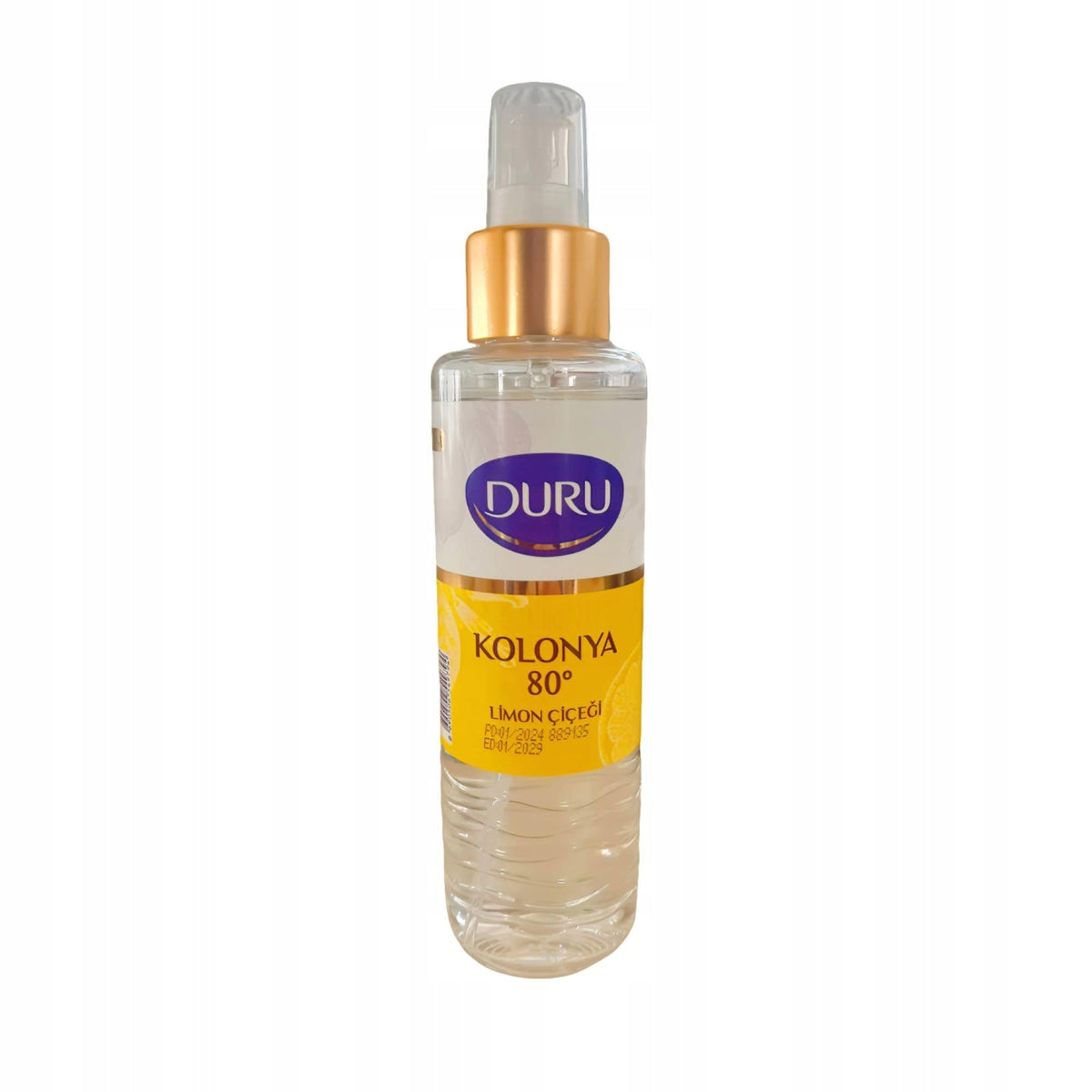 Turkish LEMON COLOGNE Duru 150ml SPRAY Colony For Hands REFRESHES Packaging status original