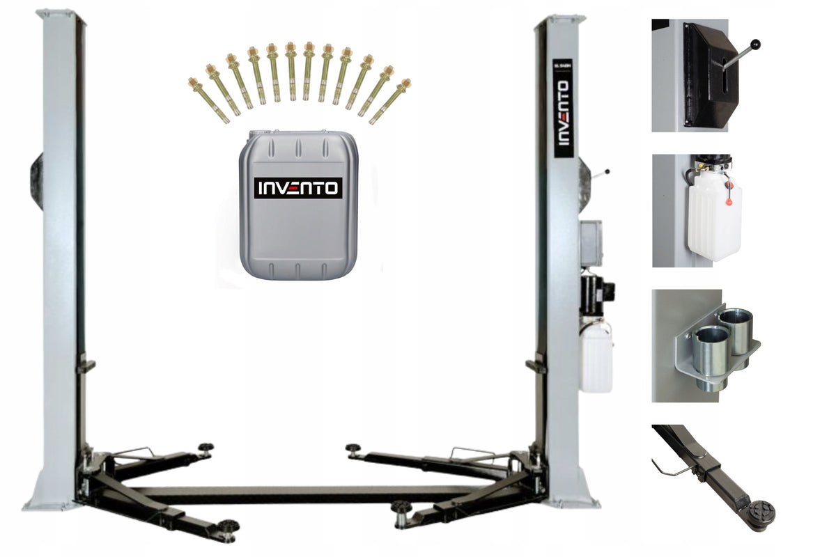 Two-column lift car workshop 4T 400V oil INVENTO EL S40M Manufacturer code INVELS40M