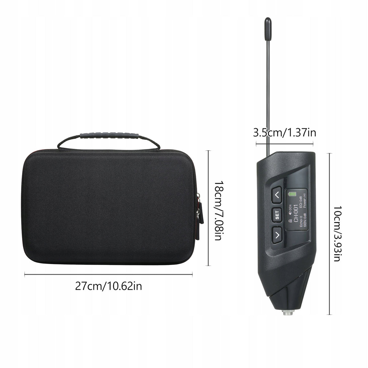 UHF Saxophone Wireless TFT Digital Display R7 Microphone System Manufacturer code AG250807058112