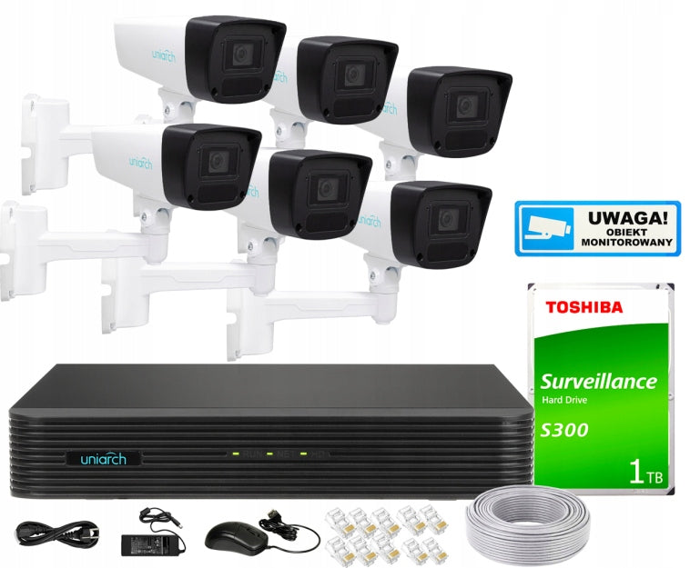 UNIARCH 2Mpx IPC-B222-APF40 IP Monitoring Kit