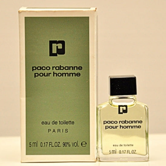UNIQUE - Paco Rabanne Pour Homme 5 ml EDT Packaging status original