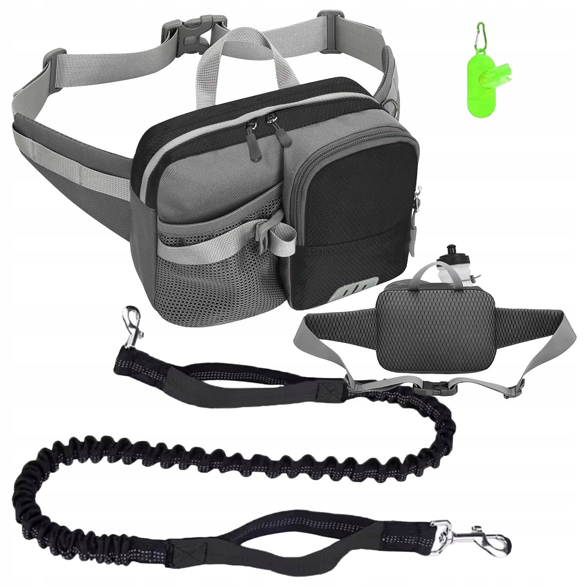 UNIVERSAL RUNNING BELT with Dog Hip Lanyard for Dog Elastic 200cm