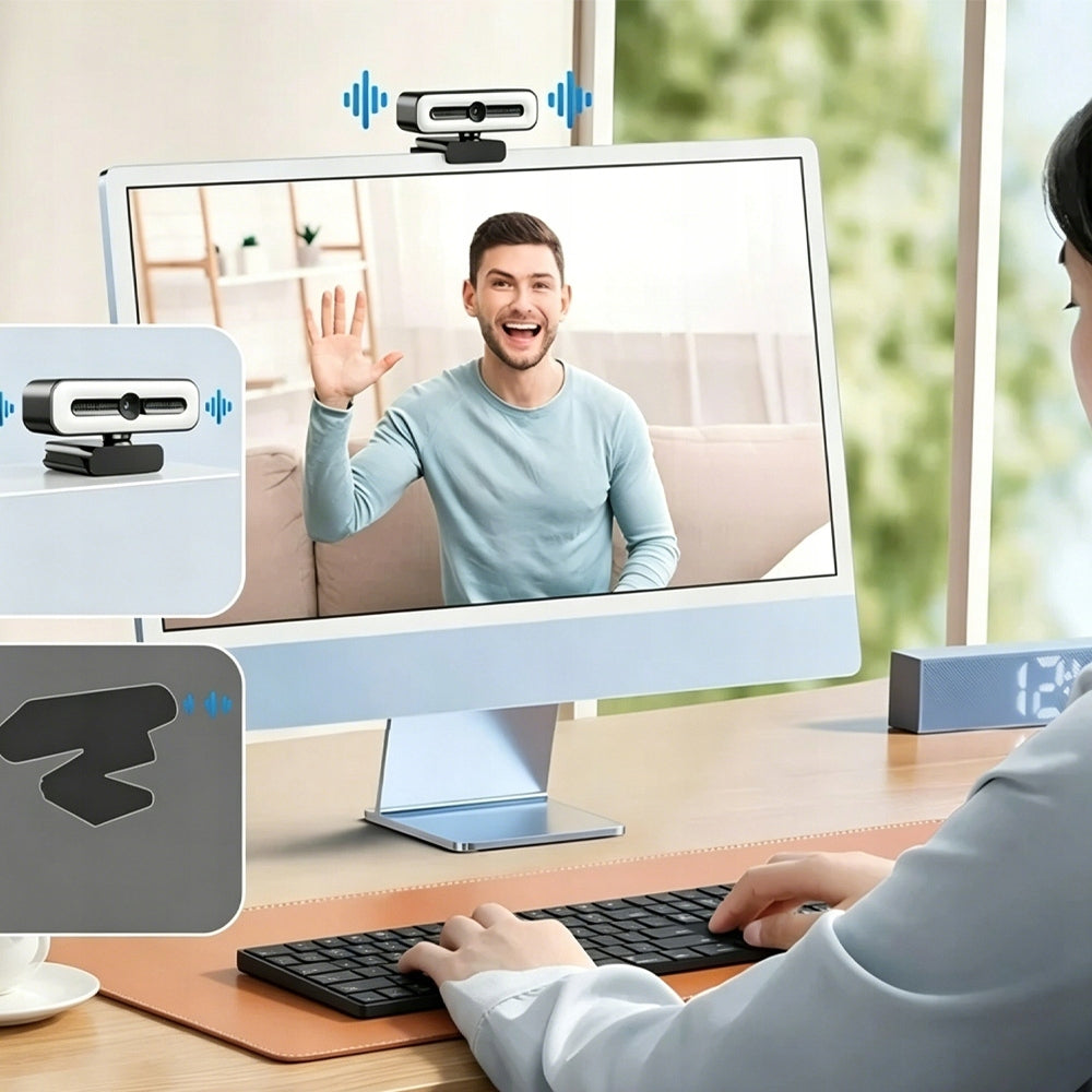 USB 1080P Camera with Microphone Privacy Protection 120° FOR Windows Android Packaging status original