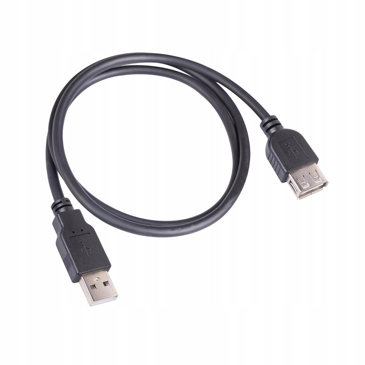 USB 2.0 Extension Cable 2 Ports Power Cord 60cm